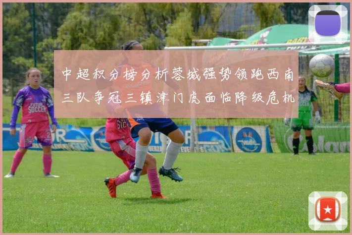中超积分榜分析蓉城强势领跑西南三队争冠三镇津门虎面临降级危机